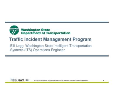 Washington State Department of Transportation / NCHRP / Transportation in the United States / Monetization