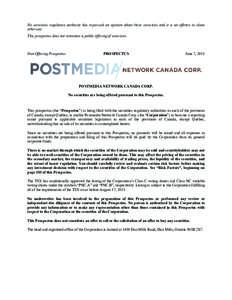 GOODMANS-#[removed]v21-Final_Prospectus_-_Postmedia_Network_Canada_Corp_.DOC