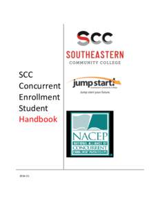 SCC Concurrent Enrollment Student Handbook