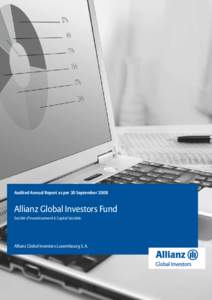 Audited Annual Report as per 30 SeptemberAllianz Global Investors Fund Société d’Investissement à Capital Variable  Allianz Global Investors Luxembourg S. A.