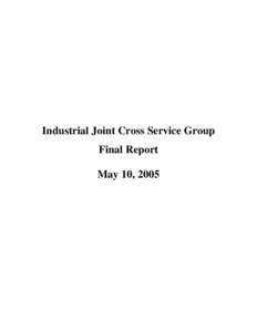 Industrial Joint Cross Service Group