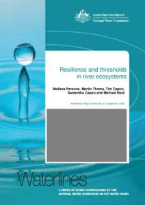 Waterlines21c Resilience in river systems