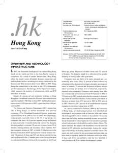 Hong Kong Applied Science and Technology Research Institute / PCCW / Cyberport / The Hong Kong Council of Social Service / Census and Statistics Department / Commerce and Economic Development Bureau / InvestHK / Charles Mok / Index of Hong Kong-related articles / Hong Kong / Pacific Century Group / Pearl River Delta