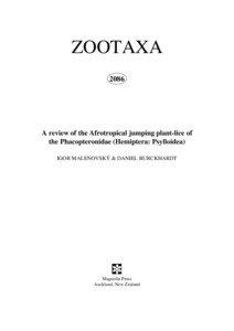 ZOOTAXA 2086