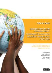 Programme for International Student Assessment  PISA in Brief Highlights from the full Australian Report: