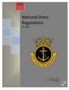 2014  National Dress Regulations NL 226E