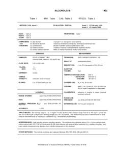 Ketones / Household chemicals / Safety equipment / Sorbent tube / Amyl alcohol / Acetone / Methyl isobutyl ketone / 4-Methyl-2-pentanol / Allyl alcohol / Chemistry / Alcohols / Analytical chemistry