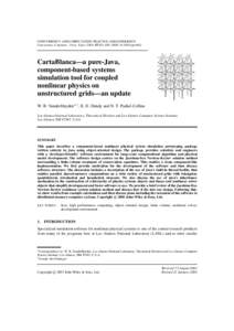 CartaBlanca---a pure-Java, component-based systems simulation tool for coupled nonlinear physics on unstructured grids---an update