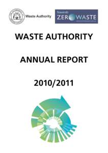 WASTE AUTHORITY ANNUAL REPORT[removed] Hon Bill Marmion, MLA Minister for Environment