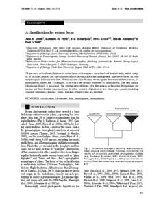 55 (3) • August 2006: 705–731  Smith & al. • Fern classification TA XO N O M Y