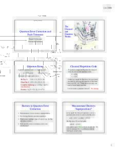 Microsoft PowerPoint - Gottesman-QECC-tutorial-1hr.ppt [Compatibility Mode]