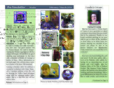 the Newsletter	  Winter February / March 2014
