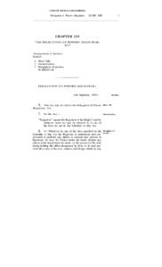 LAWS OF ANTIGUA AND BARBUDA  Delegation of Powers (Registrar) (CAP. 133