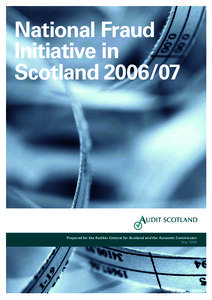 Department for Communities and Local Government / Crimes / Deception / Audit Scotland / Audit / External auditor / Housing Benefit / Department for Work and Pensions / Fraud / United Kingdom / Auditing / Audit Commission