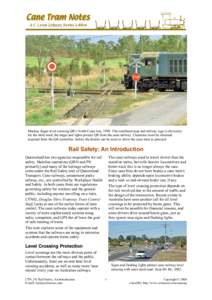 Level crossing / Train / Brake van / Railway signalling / Derailment / Rail transport in Fiji / Transport / Land transport / Rail transport
