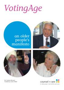 VotingAge  an older people’s manifesto