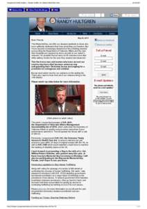 Congressman Randy Hultgren : Hultgren Huddle: Our Veterans Need Action Now  Subscribe View Past Mailings