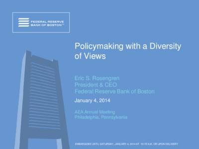 Policymaking with a Diversity of Views (Figures and Comments)