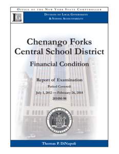 Chenango Forks Central School District - Financial Condition