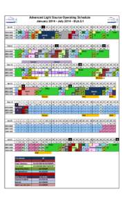 Advanced Light Source Operating Schedule January[removed]July[removed]BL6.3.1 Jan[removed]W Th