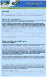 Legal Programs Newsletter