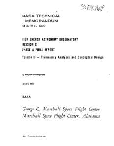 NASA  TECHNICAL MEMORANDUM NASA TNI X-