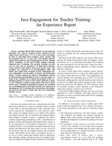 Education / Computer science / Information and communication technologies in education / Women in computing / Advanced Placement Computer Science / Ambient intelligence / Indiana University Bloomington / Carnegie Mellon School of Computer Science / Anita Borg Institute for Women and Technology / Women in technology / Computing / Technology