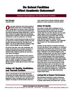 Heating /  ventilating /  and air conditioning / Indoor air quality / Industrial hygiene / Occupational safety and health / Environmental health / Health / No Child Left Behind Act / Light in school buildings / Small schools movement / Building biology / Education / Air pollution