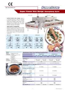 http://www.profitind.com  Super Power Wok Range (Guangdong Style) WRG-1A-GCE  WRG-2A-GCE