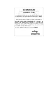 HAJ COMMITTEE OF INDIA (Statutory body of Ministry of External Affairs) Haj House, 7-A, M.R.A. Marg (Palton Road), Mumbai – [removed]nd