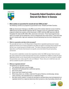 Microsoft Word - Frequently Asked Questions About Emerald Ash Borer in Georgia