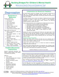 Microsoft Word - Depression Tip Sheet[removed]