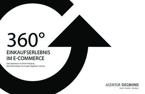 360°  EINKAUFSERLEBNIS IM E-COMMERCE  User Experience im Online-Shopping