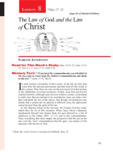 Early Christianity and Judaism / Ten Commandments / Christian ethics / Sayings of Jesus / Moses / Christian views on the old covenant / Law of Christ / The New Commandment / Grace / Christianity / Christian theology / Religion