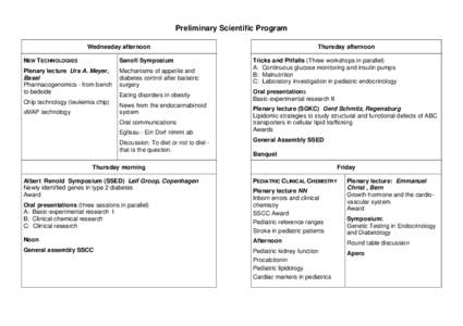 Endocrinology / Pediatric endocrinology