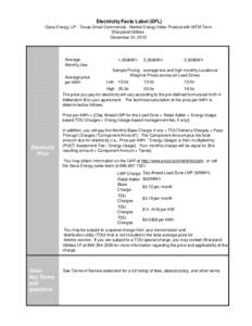 EFL POLR Gexa Energy - Small Commercial Sharyland MTM MEI Product[removed]