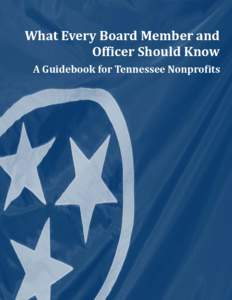 [removed]Guidebook for Tennessee Nonprofit Organizations.pub