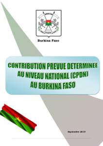 Burkina Faso Burkina Faso Septembre 2015  Table des matières