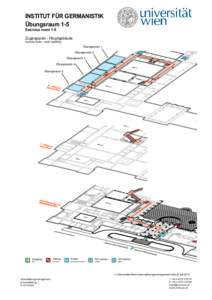 Hauptgebäude - Zugang Institut für Germanistik - Übungsraum 1-5