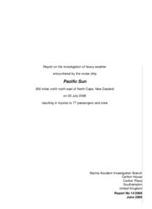 Pacific Sun Report No