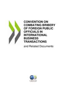 CONVENTION ON COMBATING BRIBERY OF FOREIGN PUBLIC