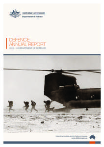 DEFENCE ANNUAL REPORT 2012–13 DEPARTMENT OF DEFENCE  Defence Annual Report[removed]