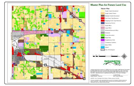 Master Plan for Future Land Use