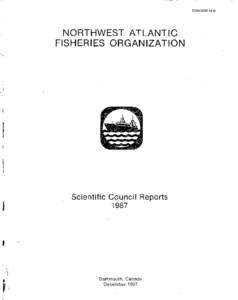 Scientific Council Reports 1987