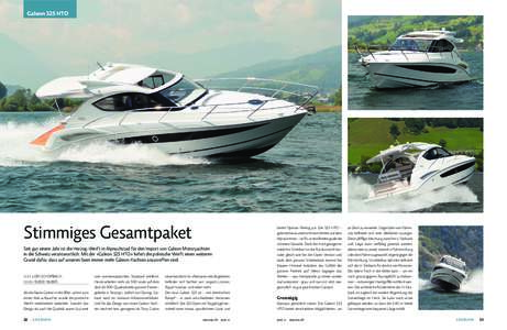 Galeon 325 HTO  Stimmiges Gesamtpaket Seit gut einem Jahr ist die Herzog-Werft in Alpnachstad für den Import von Galeon Motoryachten in die Schweiz verantwortlich. Mit der «Galeon 325 HTO» liefert die polnische Werft 