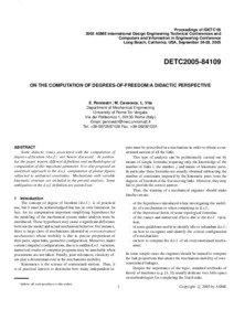 Proceedings of IDETC’[removed]ASME International Design Engineering Technical Conferences and Computers and Information in Engineering Conference