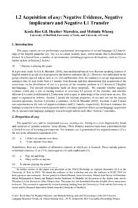 Sociolinguistics / Second-language acquisition / Psycholinguistics / English as a foreign or second language / Second language / Poverty of the stimulus / Interlanguage / Language education / Language attrition / Linguistics / Language acquisition / Applied linguistics