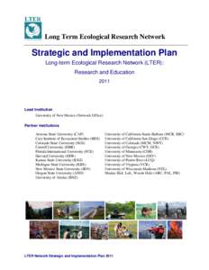 Strategic and Implementation Plan