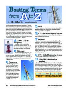 Boating Terms from by Alex Zidock Jr.  to