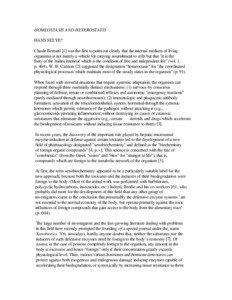 HOMEOSTASIS AND HETEROSTATIS HANS SELYE* Claude Bernard [1] was the first to point out clearly that the internal medium of living